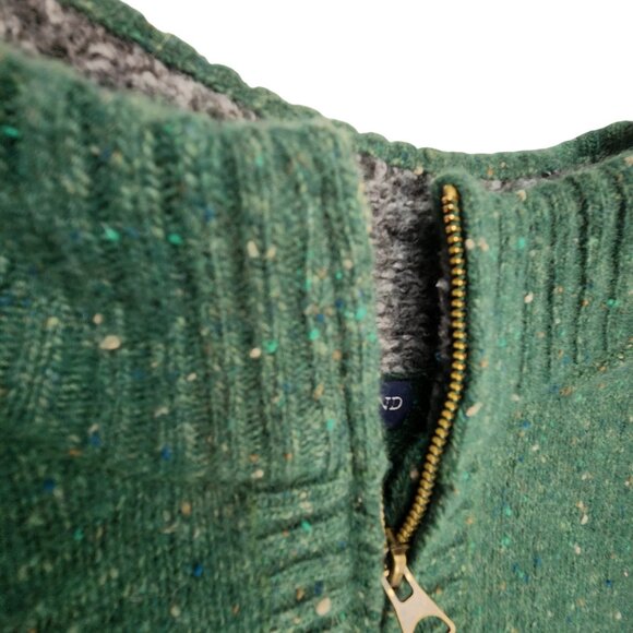 Lands’ End Wool Blend Sweater XXL Forest Green - Picture 2 of 14